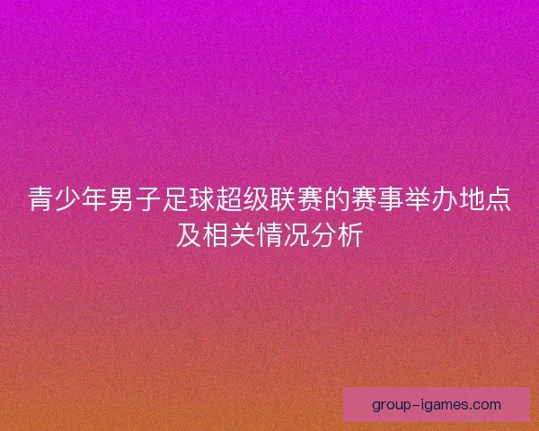 青少年男子足球超级联赛的赛事举办地点及相关情况分析